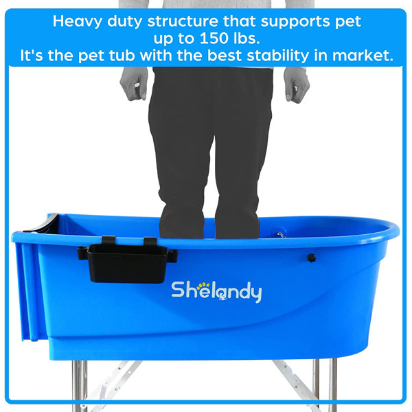 Shelandy Pet Grooming Bathtub Dog Wash Station & Reviews Wayfair